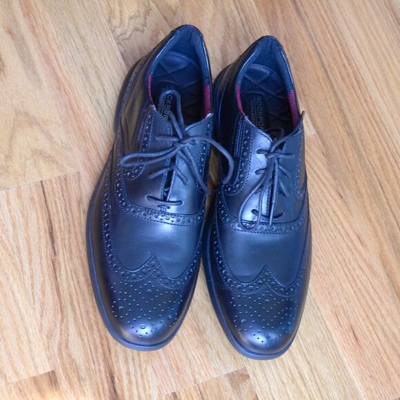 Rockport NEW Men's Total Motion Advance Wingtip Oxford Leather Black CH9690 9.5M - Picture 8 of 15